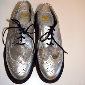 Doc Marten Silver Wingtip Oxford EU38